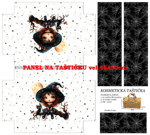 Panel na taštičku bavlna
