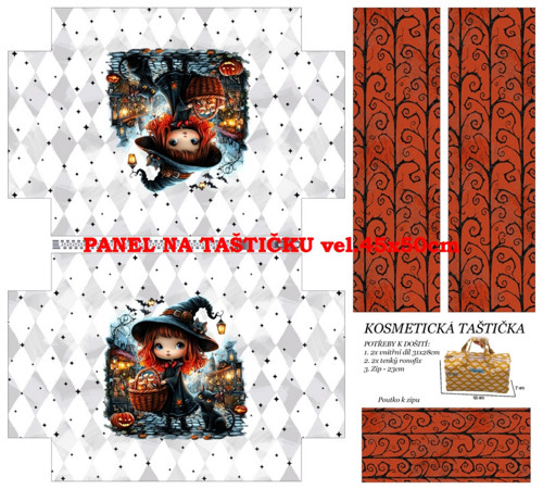 Panel na taštičku bavlna