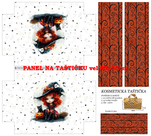 Panel na taštičku bavlna