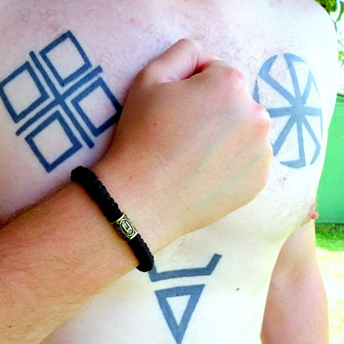 Náramek * Viking * Runa Ehwaz * pánský