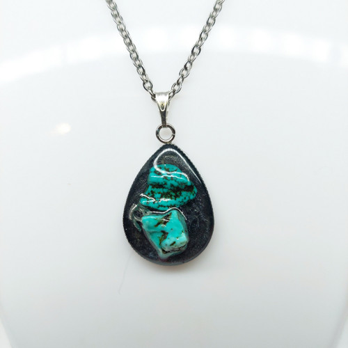 Orgonit přívěsek Turquoise tear /25148/