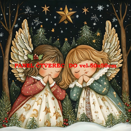 Bavlněný panel 10x10 cm