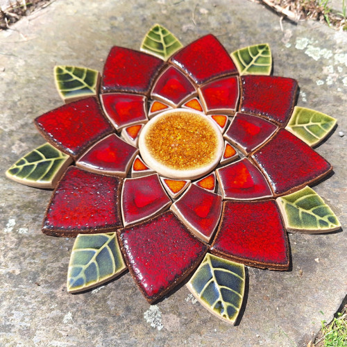 Mandala z keramických komponentů 130 — foto 1