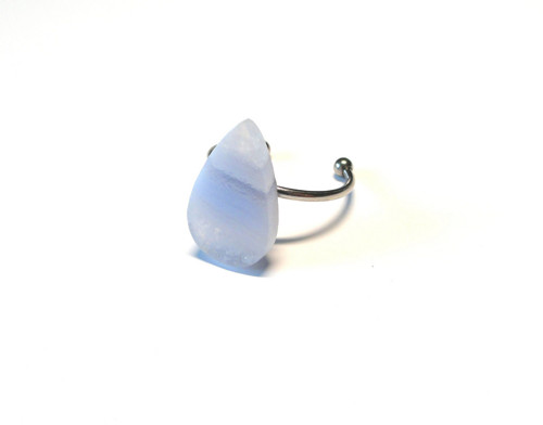 Chalcedon, prsten z chir.oceli