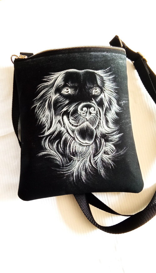 Crossbody-STŘÍBRNÝ RETRÍVR