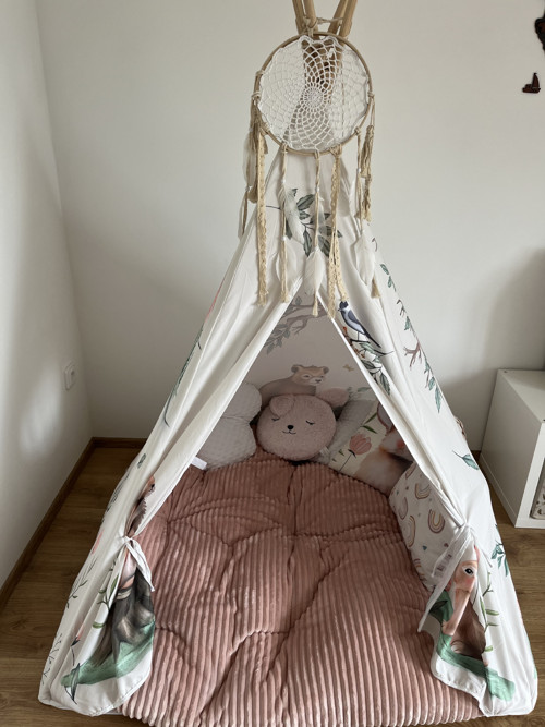 Podložka na zem nejen do TEEPEE, šití na míru