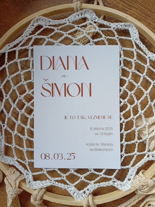 Svatební oznámení — foto 1