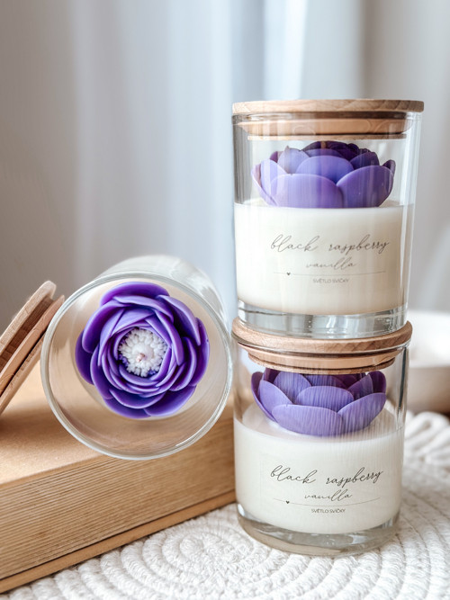 Black raspberry vanilla - sójová svíčka — foto 1