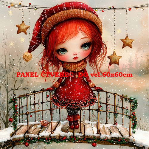 Bavlněný panel 10x10 cm