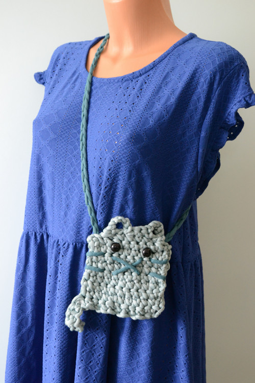 Kočičková crossbody kabelka / taška / taštička