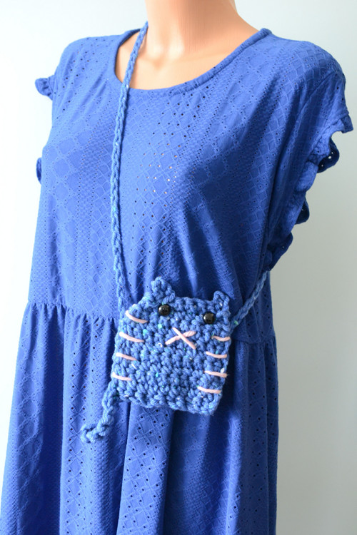 Kočičková crossbody kabelka / taška / taštička