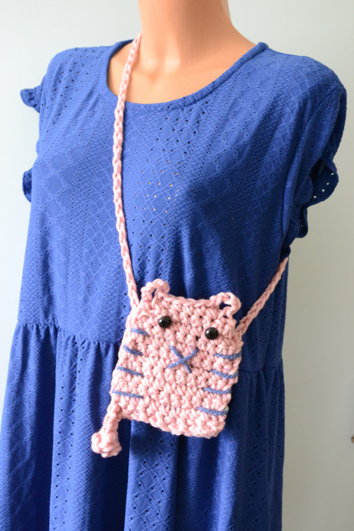 Kočičková crossbody kabelka / taška / taštička