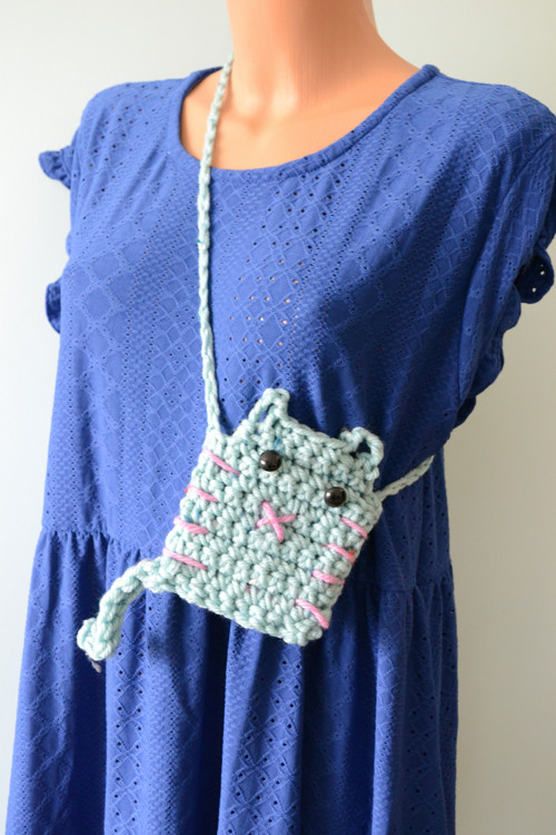 Kočičková crossbody kabelka / taška / taštička