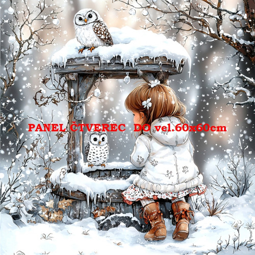 Bavlněný panel 10x10 cm