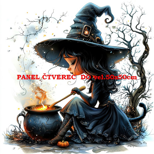 Bavlněný panel 10x10 cm