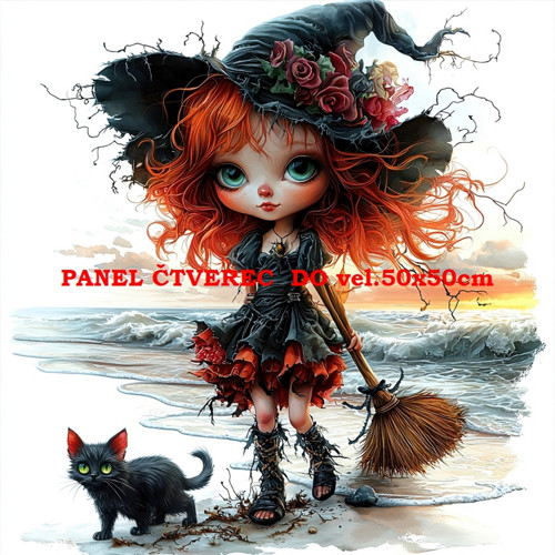 Bavlněný panel 10x10 cm