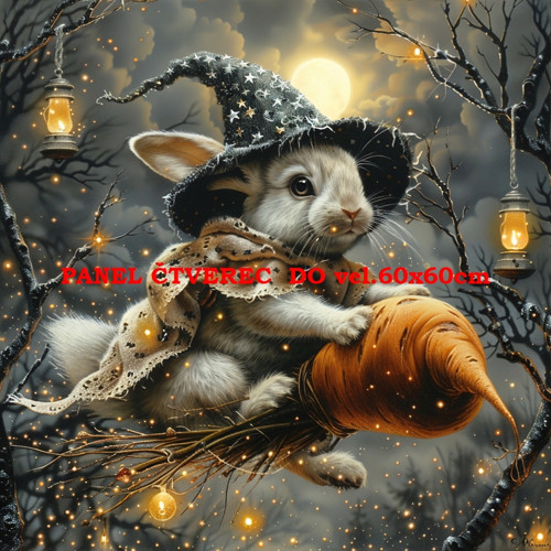 Bavlněný panel 10x10 cm