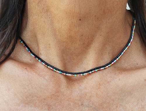 Choker z Miyuki korálků — foto 1