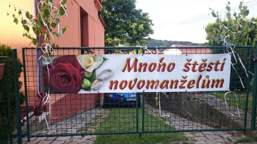 Svatební transparent — foto 1