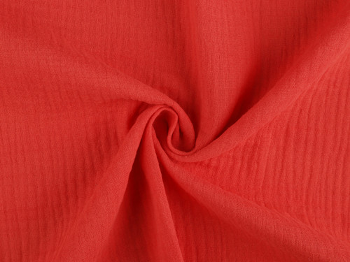 Mušelín / dvojitá gázovina (10cm) - červená