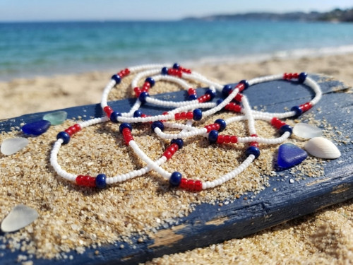 Navy style 2v1 - náhrdelník/náramek