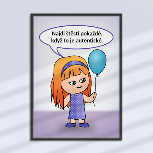 Existenčníci - s balónem (ona)