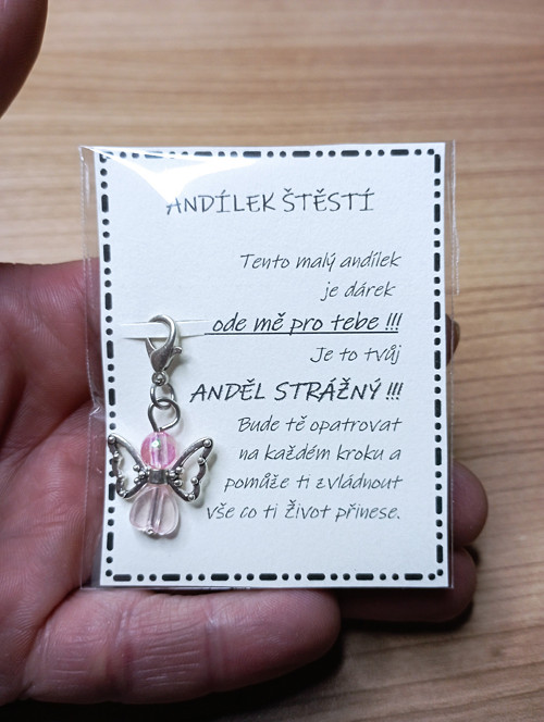 666 - Anděl strážný (sv. růžová)