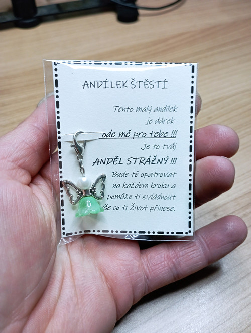 669 - Anděl strážný (zelený)