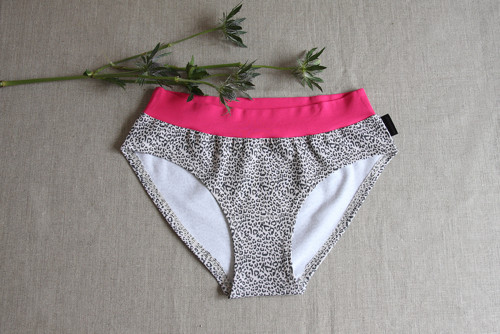 Kalhotky Leopard / Pink bio 2.
