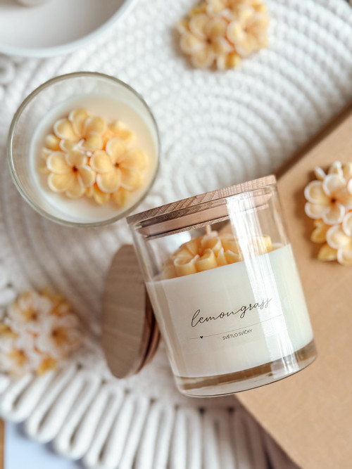 Lemongrass - sójová svíčka — foto 1