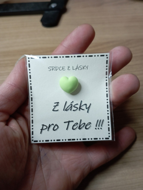 680 - Srdce z lásky - pro tebe (zelené)