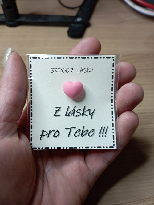 681 - Srdce z lásky - pro tebe (červené)