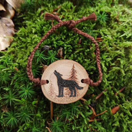 Náramek Vyjící vlk