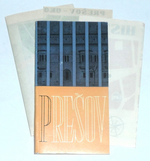Imrich Sedlák: PREŠOV a okolie, mapy, 1965