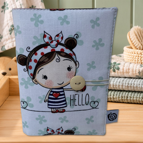 Obal na očkovací průkaz holčička