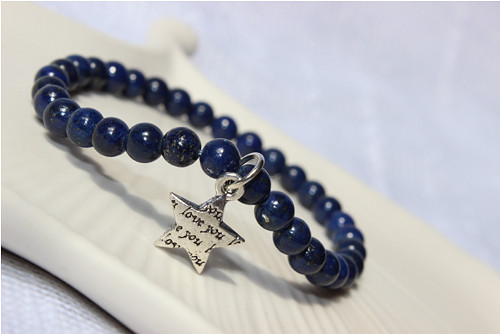 Láska nebeská. Náramek Lapis lazuli.