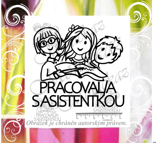 Pracoval/a s asistentkou, žáci 1221. Razítko.