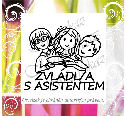 Zvládl/a s asistentem, žáci 794. Razítko. — foto 1