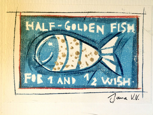 Half-golden fish — foto 1