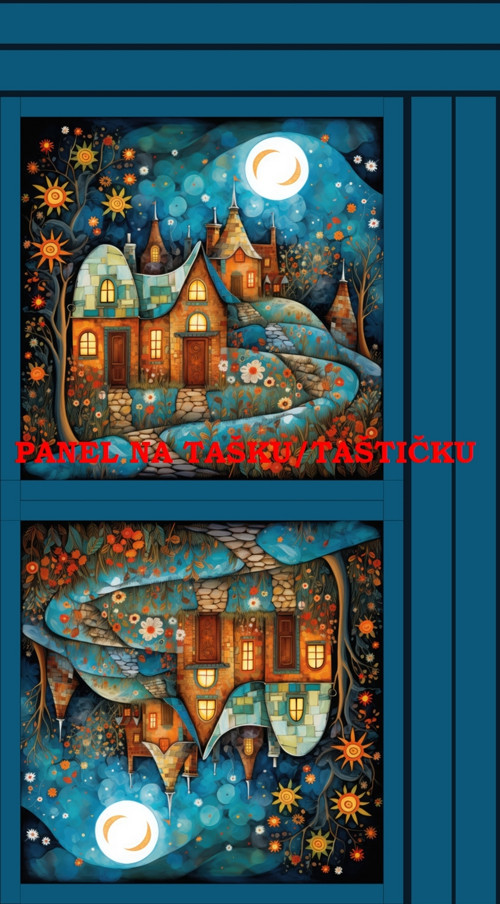 Panel na tašku/taštičku - bavlna XL