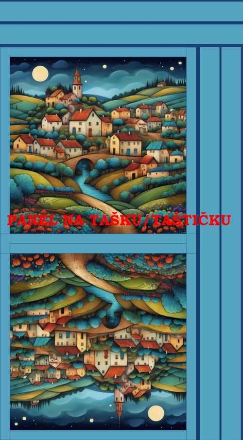 Panel na tašku/taštičku - bavlna XL