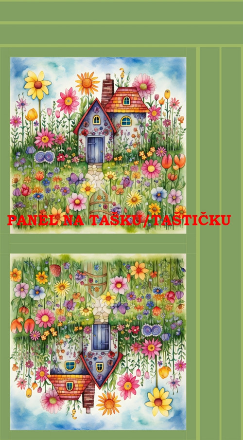 Panel na tašku/taštičku - bavlna XL