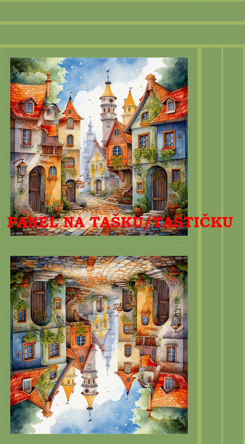 Panel na tašku/taštičku - bavlna XL