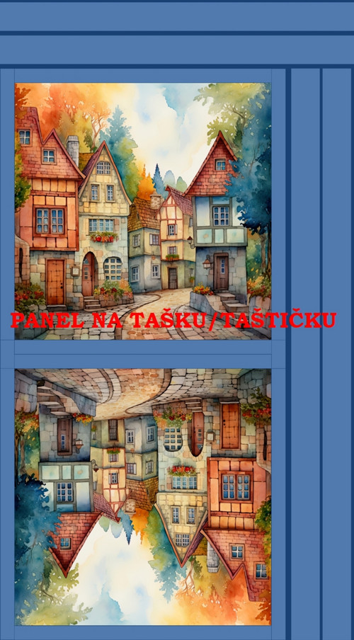 Panel na tašku/taštičku - bavlna XL