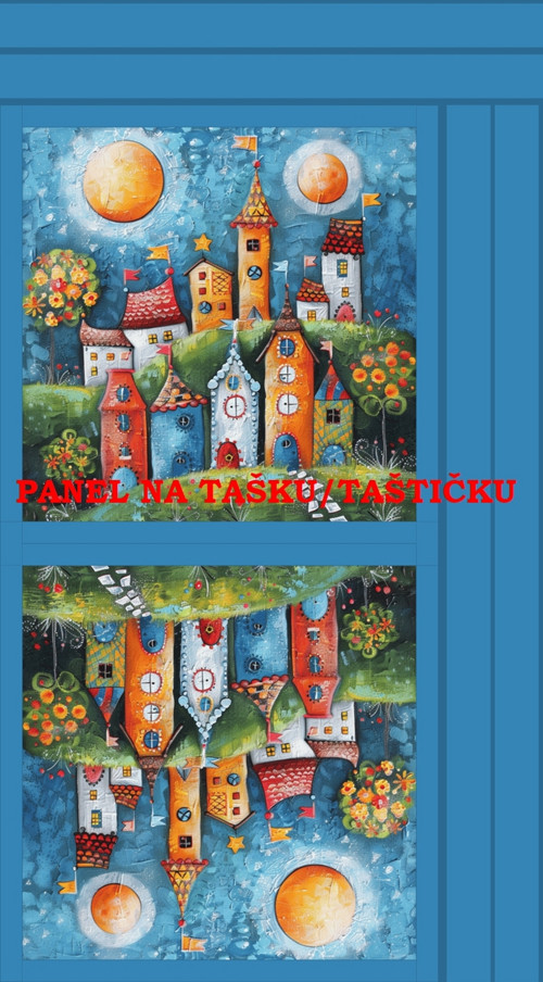 Panel na tašku/taštičku - bavlna XL