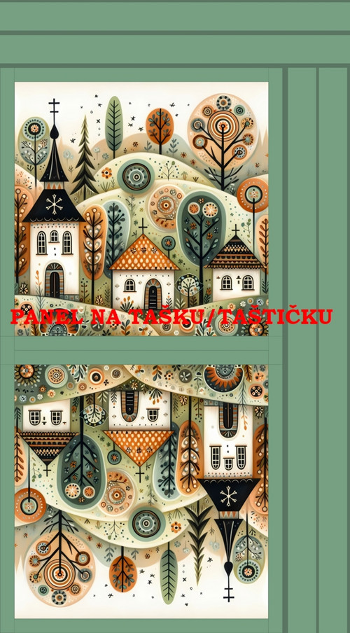 Panel na tašku/taštičku - bavlna XL