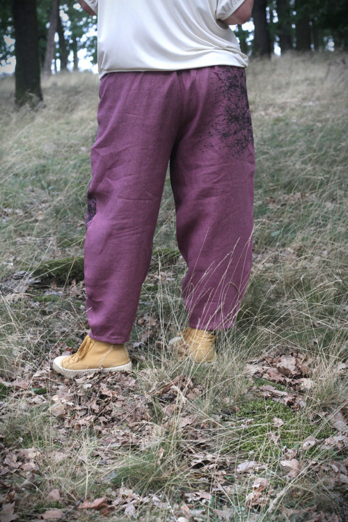 Lněné kalhoty ............ M - XL — foto 1