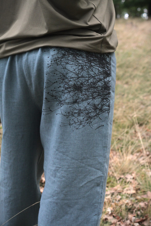 Lněné kalhoty ............ M - XL — foto 1