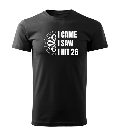 Tričko - Šipky - I came, I saw, I hit 26