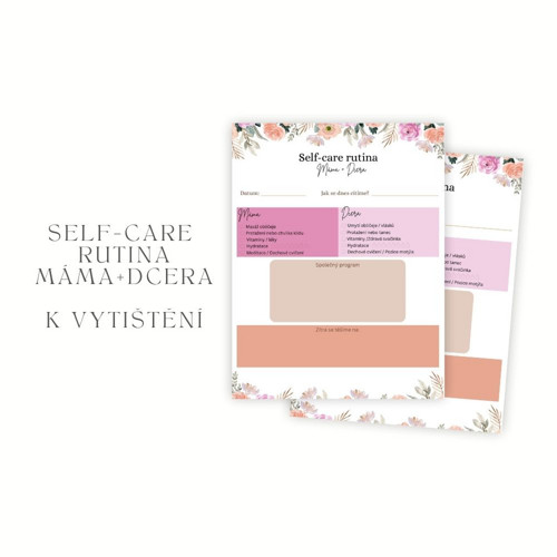 Self-care rutina Máma + Dcera